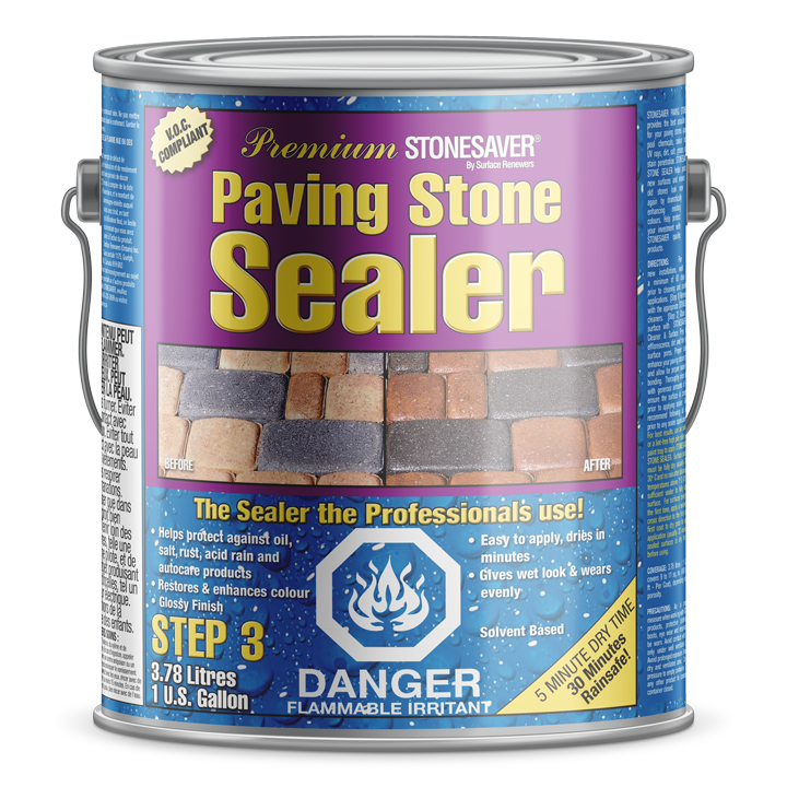 StoneSaver 1 gal Paving Stone Sealer Vieira Concrete Supplies